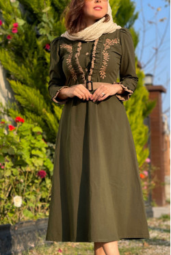 پیراهن پرواز سبز