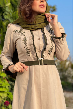 پیراهن پرواز کرم 