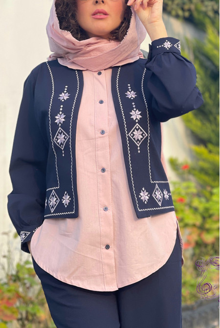 ُسه تیکه دل آوا سورمه ای صورتی ُسه تیکه دل آوا سورمه ای صورتی