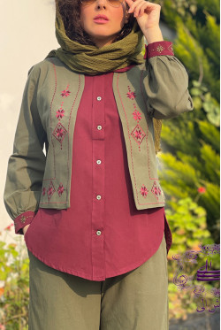 سه تیکه دل آوا سبز زرشکی سه تیکه دل آوا سبز زرشکی