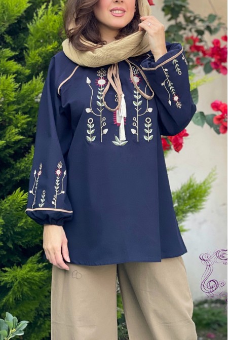 تونیک باران سورمه ای